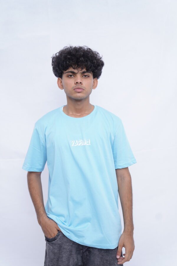 Sky Blue Regular Tee - Image 3