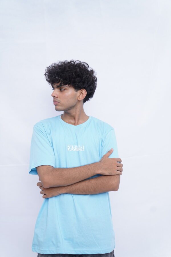 Sky Blue Regular Tee - Image 4