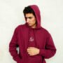 Basic Mehroon Hoodie